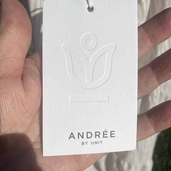 Andree By Unit Boho Smock Dress Size 2XL Loose fitting sundress Lined NWOT - Picture 6 of 12